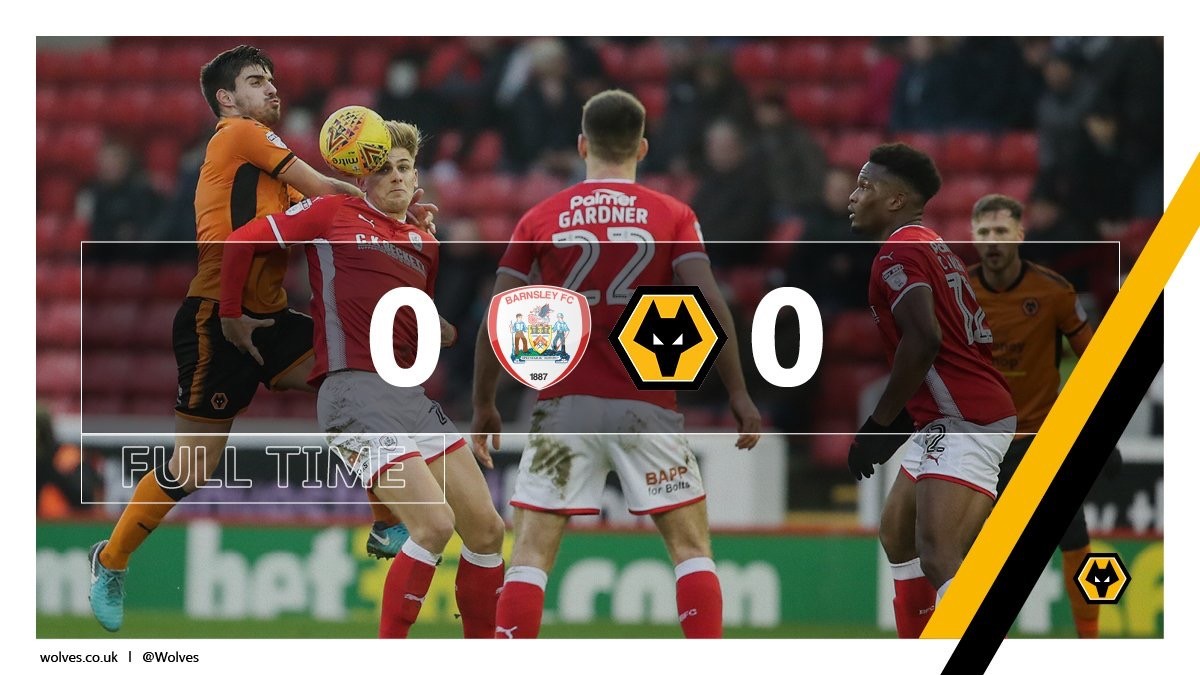 狼队出击巴恩斯利，破门终结连败